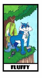 A tarot card commissioned by Fluffy. Aka...the Fool